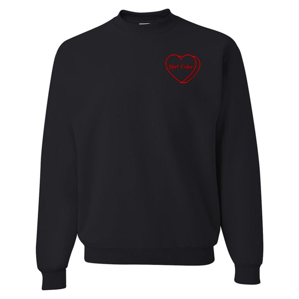 'Diet Coke Candy Heart' Crewneck Sweatshirt