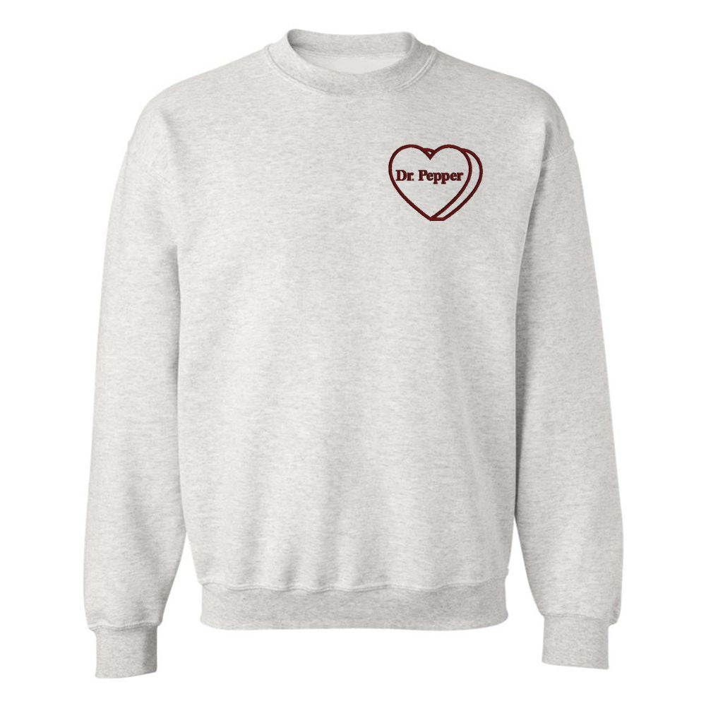 'Dr. Pepper Candy Heart' Crewneck Sweatshirt