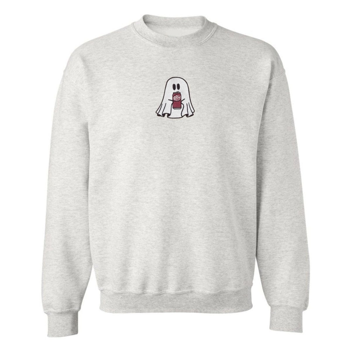 'Dr. Pepper Ghost' Embroidered Crewneck Sweatshirt