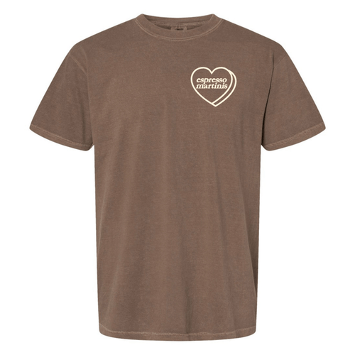 'Espresso Martini Candy Heart' Comfort Colors T-Shirt