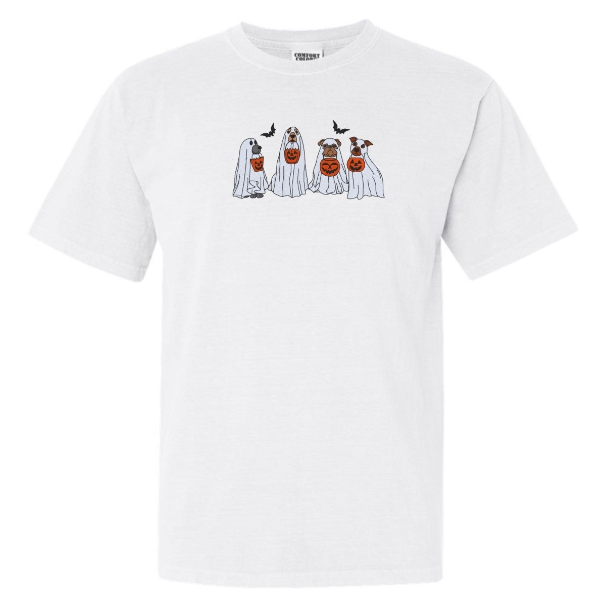 'Ghost Dogs' Embroidered T-Shirt