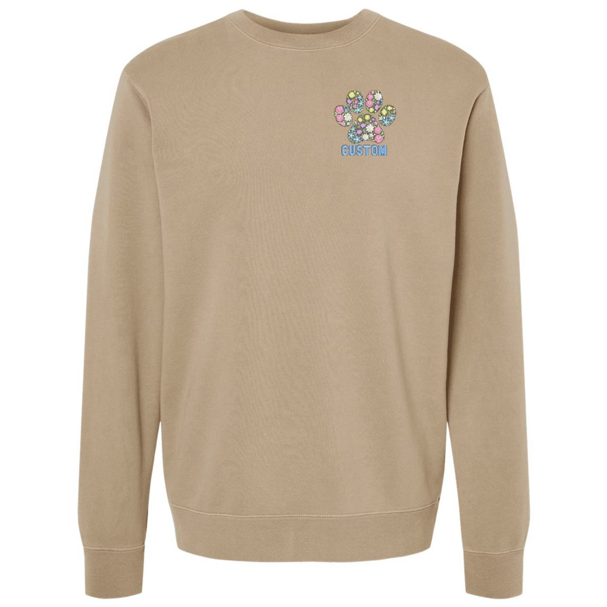 Make It Yours™ 'Floral Paw Print' Cozy Crew