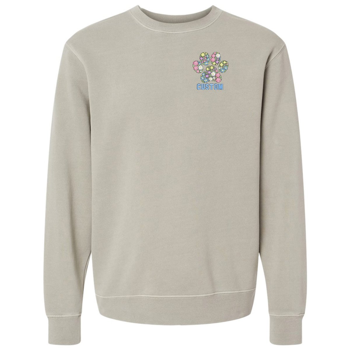 Make It Yours™ 'Floral Paw Print' Cozy Crew