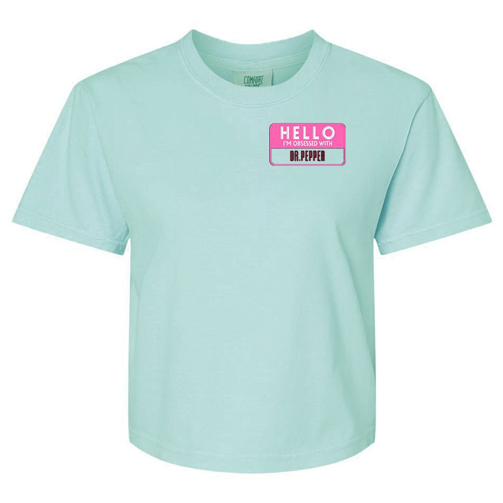 Make It Yours™ 'Hello, I'm Obsessed With...' Boxy T-Shirt
