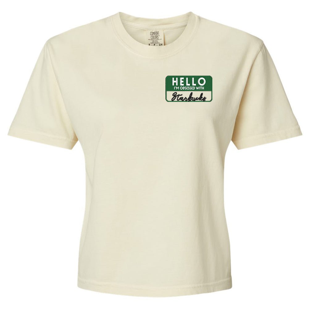 Make It Yours™ 'Hello, I'm Obsessed With...' Boxy T-Shirt