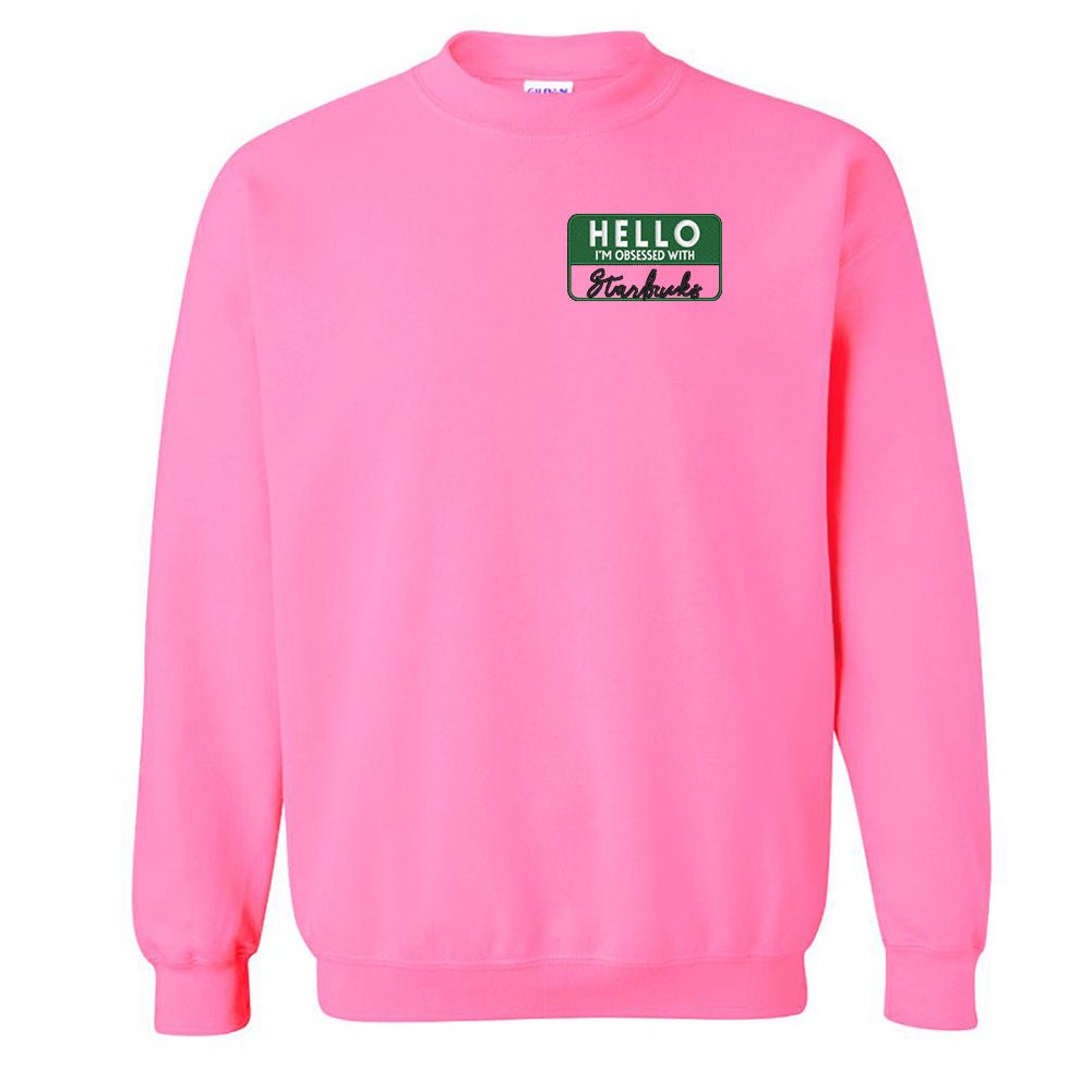 Make It Yours™ 'Hello, I'm Obsessed With...' Crewneck Sweatshirt