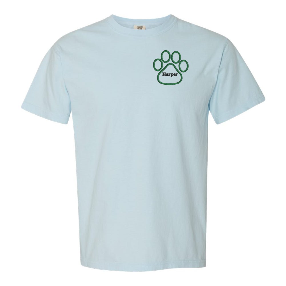 Make It Yours™ Paw Print Comfort Colors T-Shirt