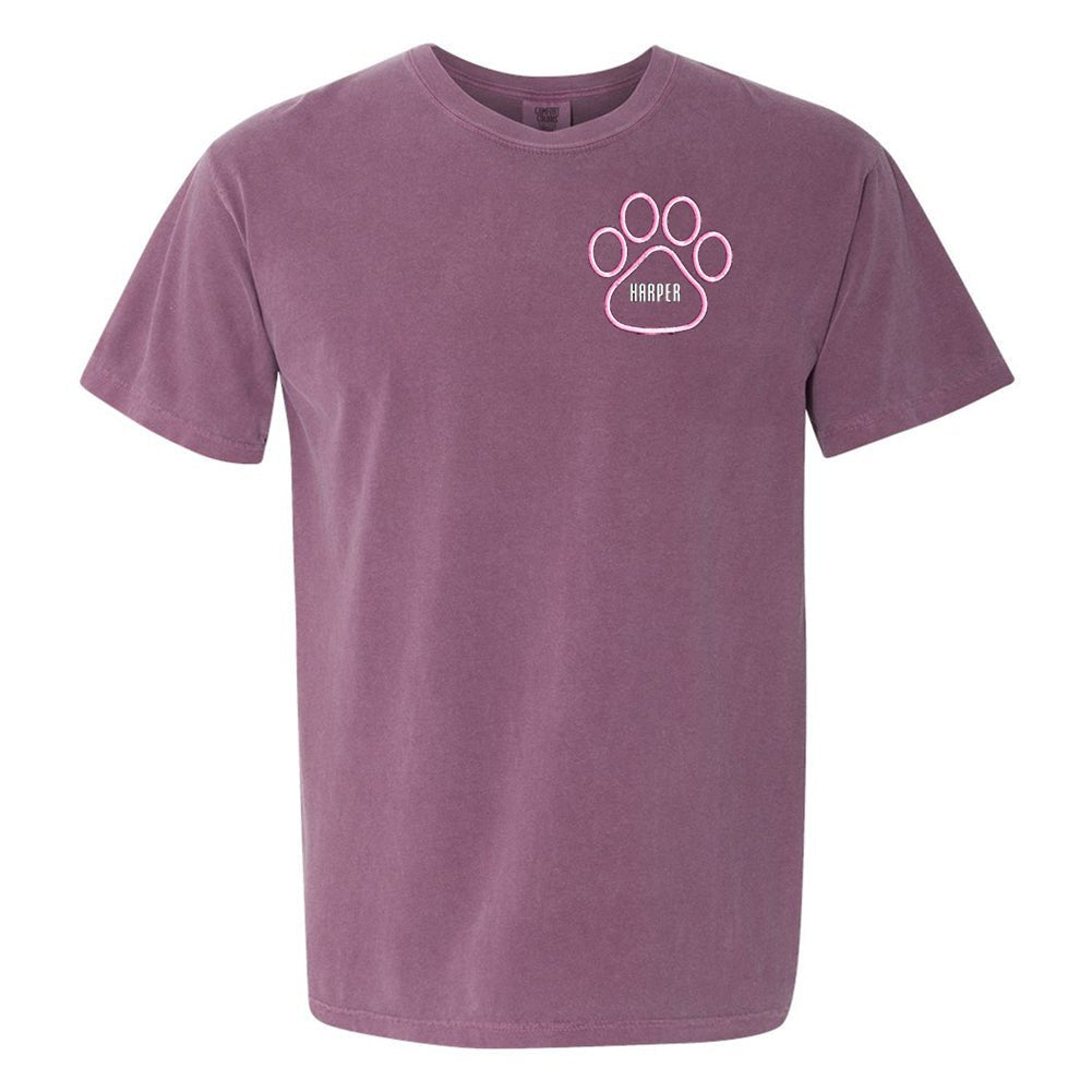 Make It Yours™ Paw Print Comfort Colors T-Shirt