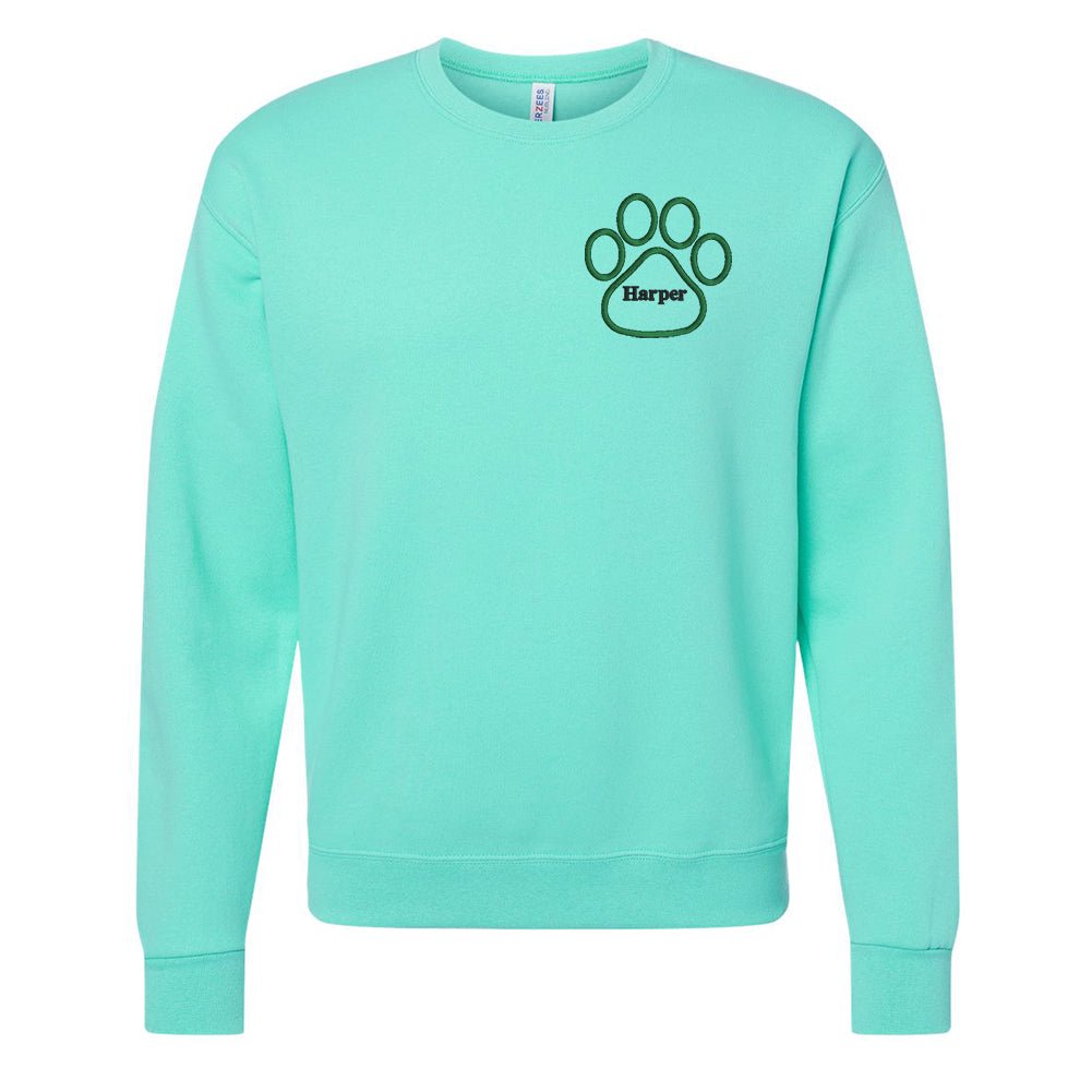 Make It Yours™ Paw Print Crewneck Sweatshirt