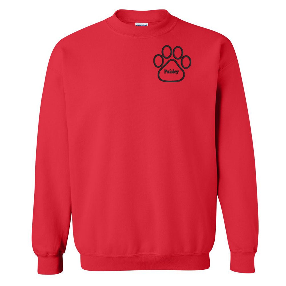 Make It Yours™ Paw Print Crewneck Sweatshirt
