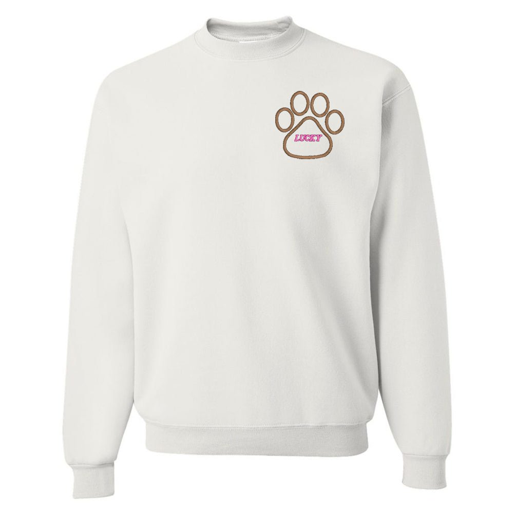 Make It Yours™ Paw Print Crewneck Sweatshirt