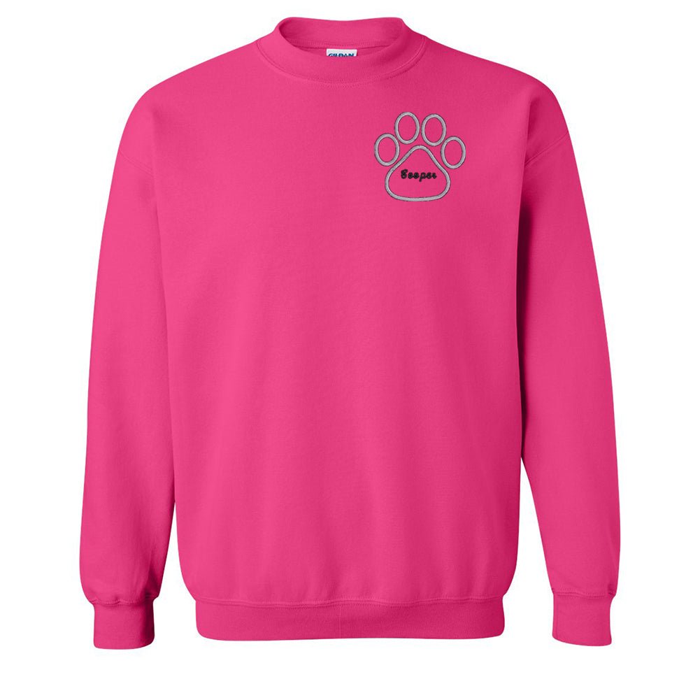 Make It Yours™ Paw Print Crewneck Sweatshirt