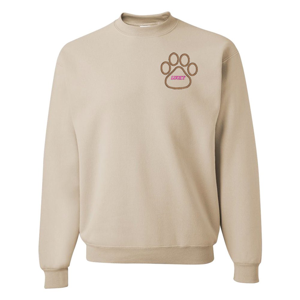 Make It Yours™ Paw Print Crewneck Sweatshirt