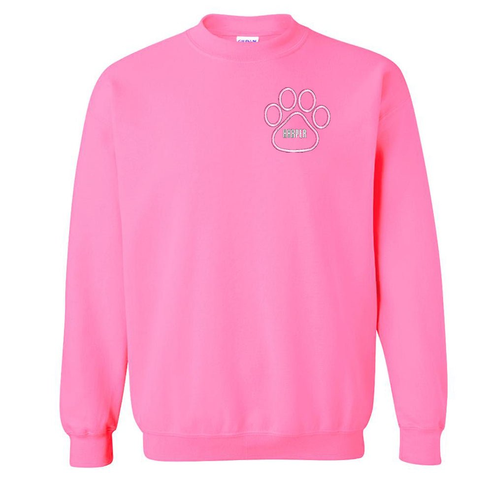 Make It Yours™ Paw Print Crewneck Sweatshirt