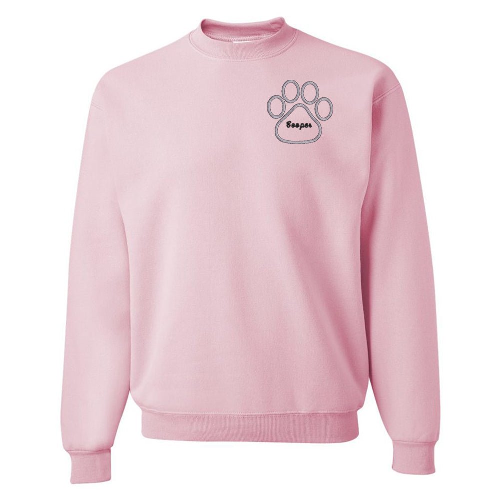 Make It Yours™ Paw Print Crewneck Sweatshirt