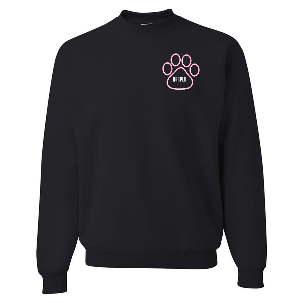 Make It Yours™ Paw Print Crewneck Sweatshirt