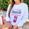 Monogrammed 'Diet Coke & Dry Shampoo' Sweatshirt