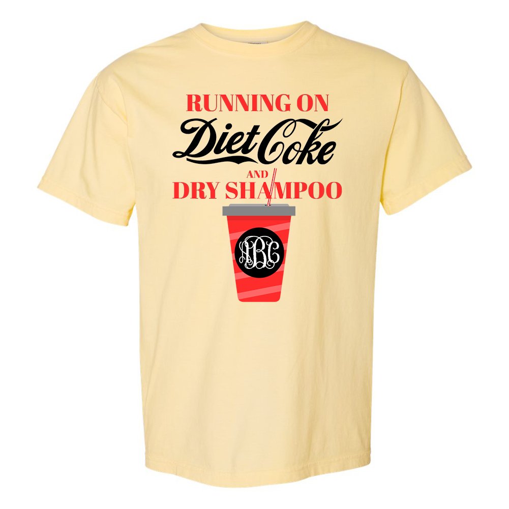 Monogrammed 'Diet Coke & Dry Shampoo' T-Shirt
