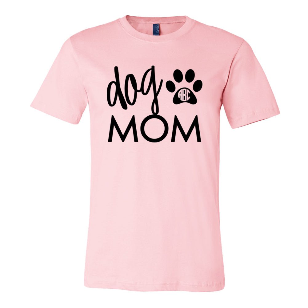 Monogrammed 'Dog Mom' Premium T-Shirt