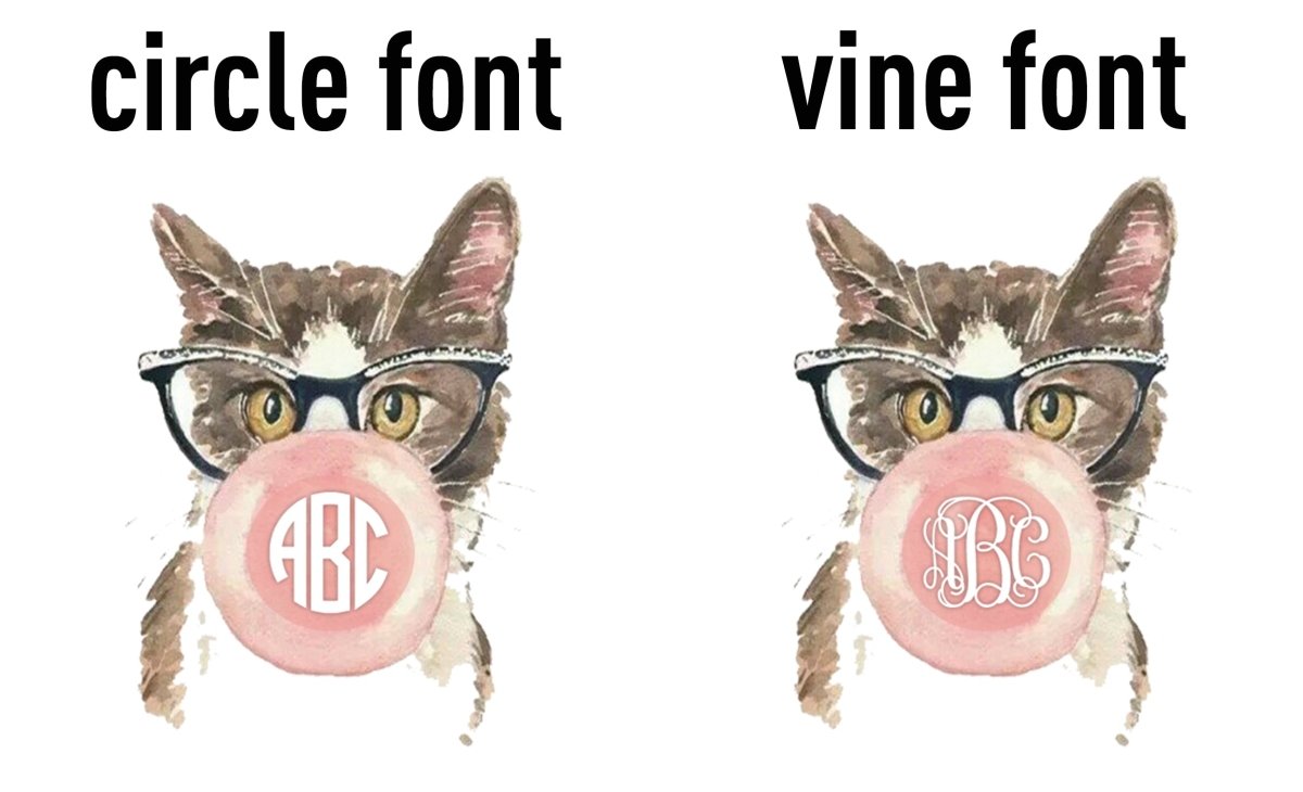Monogrammed 'Every Day Is Caturday' Basic T-Shirt
