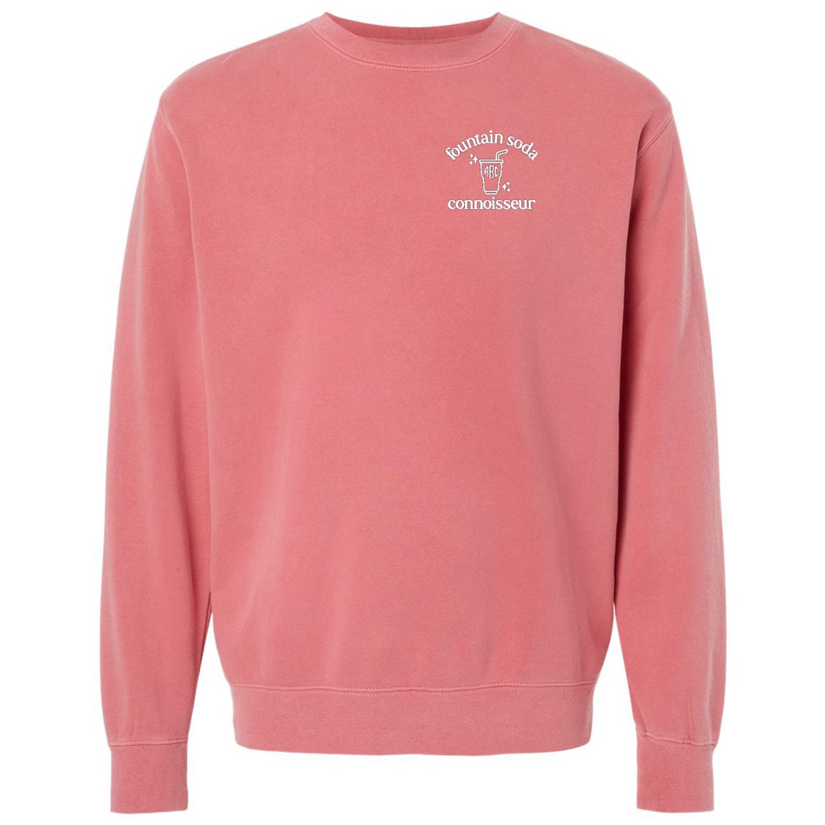Monogrammed 'Fountain Soda Connoisseur' Cozy Crew