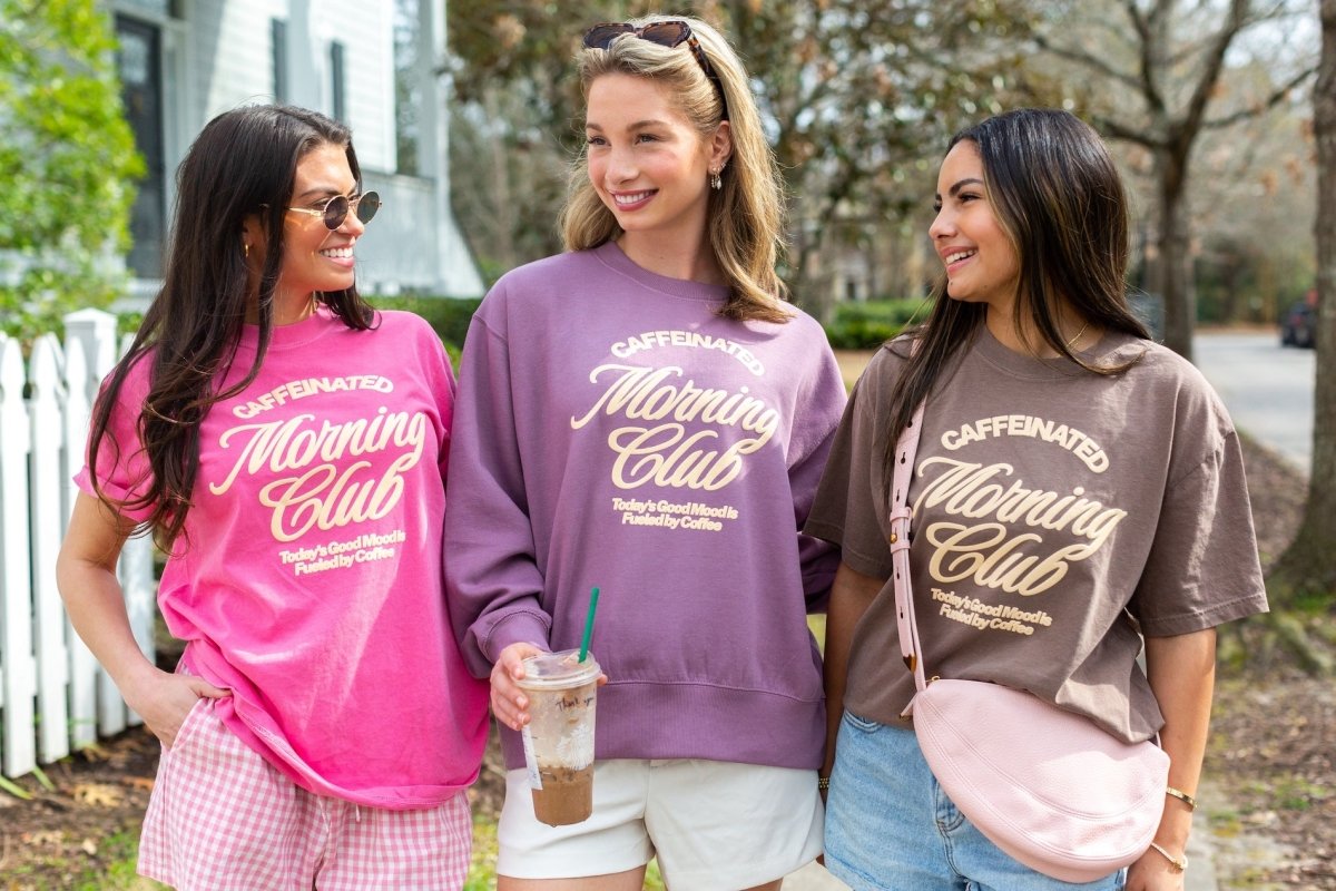PUFF 'Caffeinated Morning Club' Signature Sweatshirt