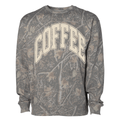 PUFF ‘Caffeine Lover’ Camo Hideaway Crewneck