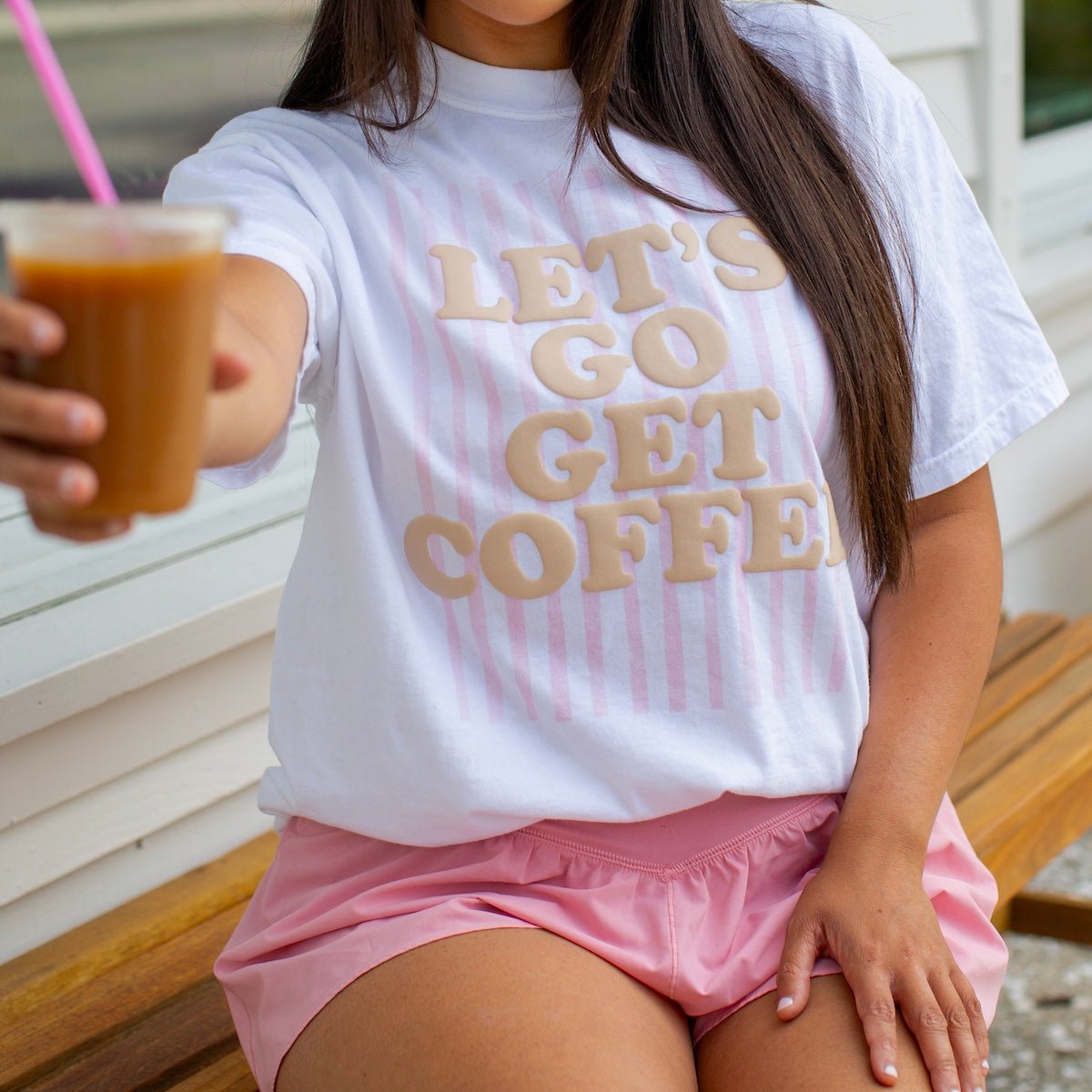 PUFF 'Let's Go Get Coffee' T-Shirt