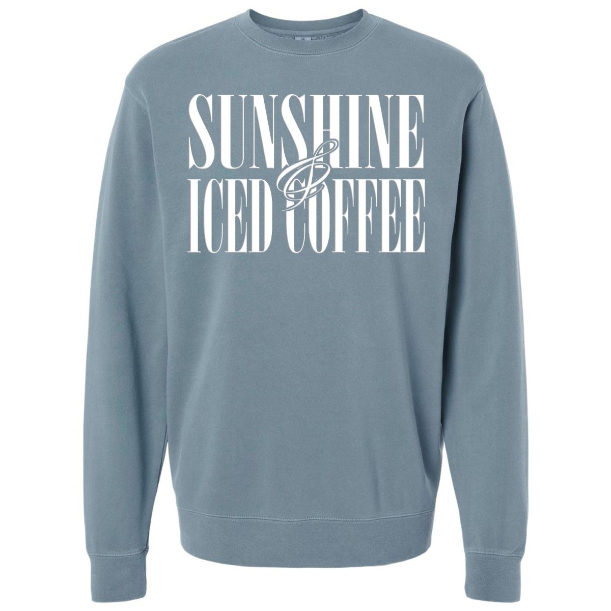 'Sunshine & Iced Coffee' PUFF Cozy Crew
