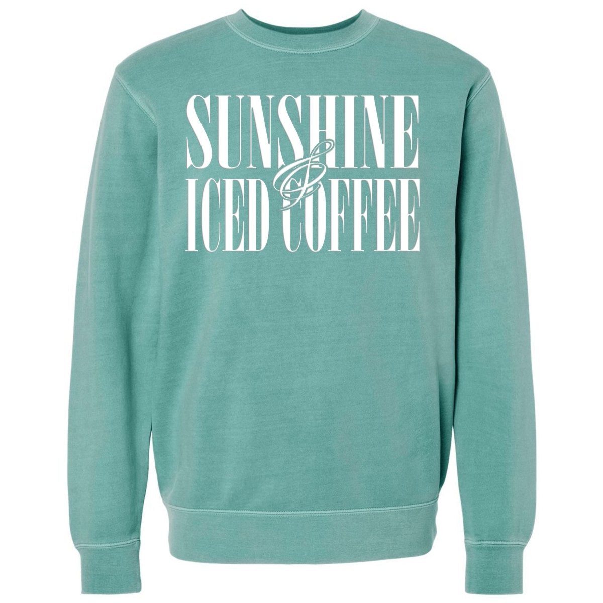 'Sunshine & Iced Coffee' PUFF Cozy Crew