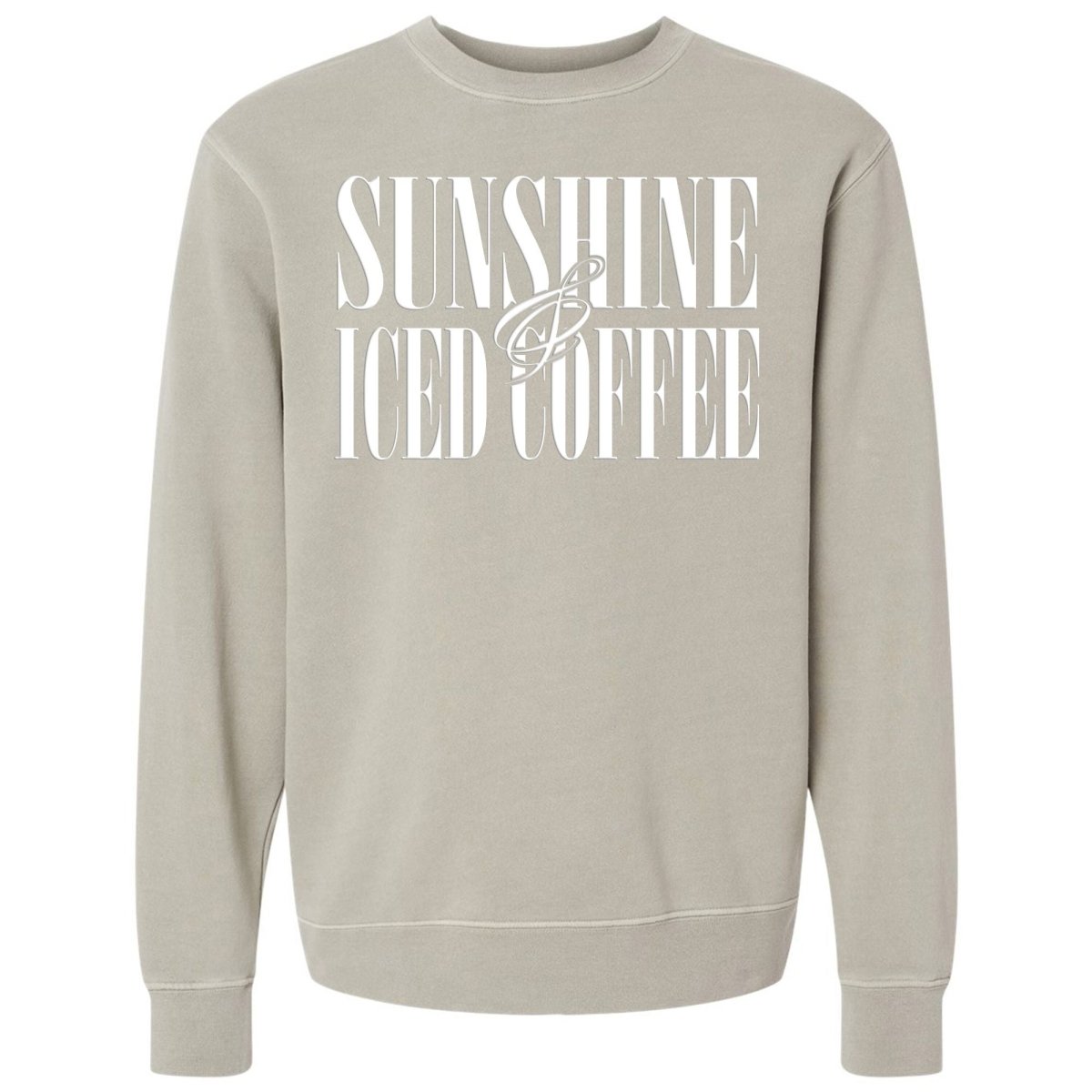 'Sunshine & Iced Coffee' PUFF Cozy Crew