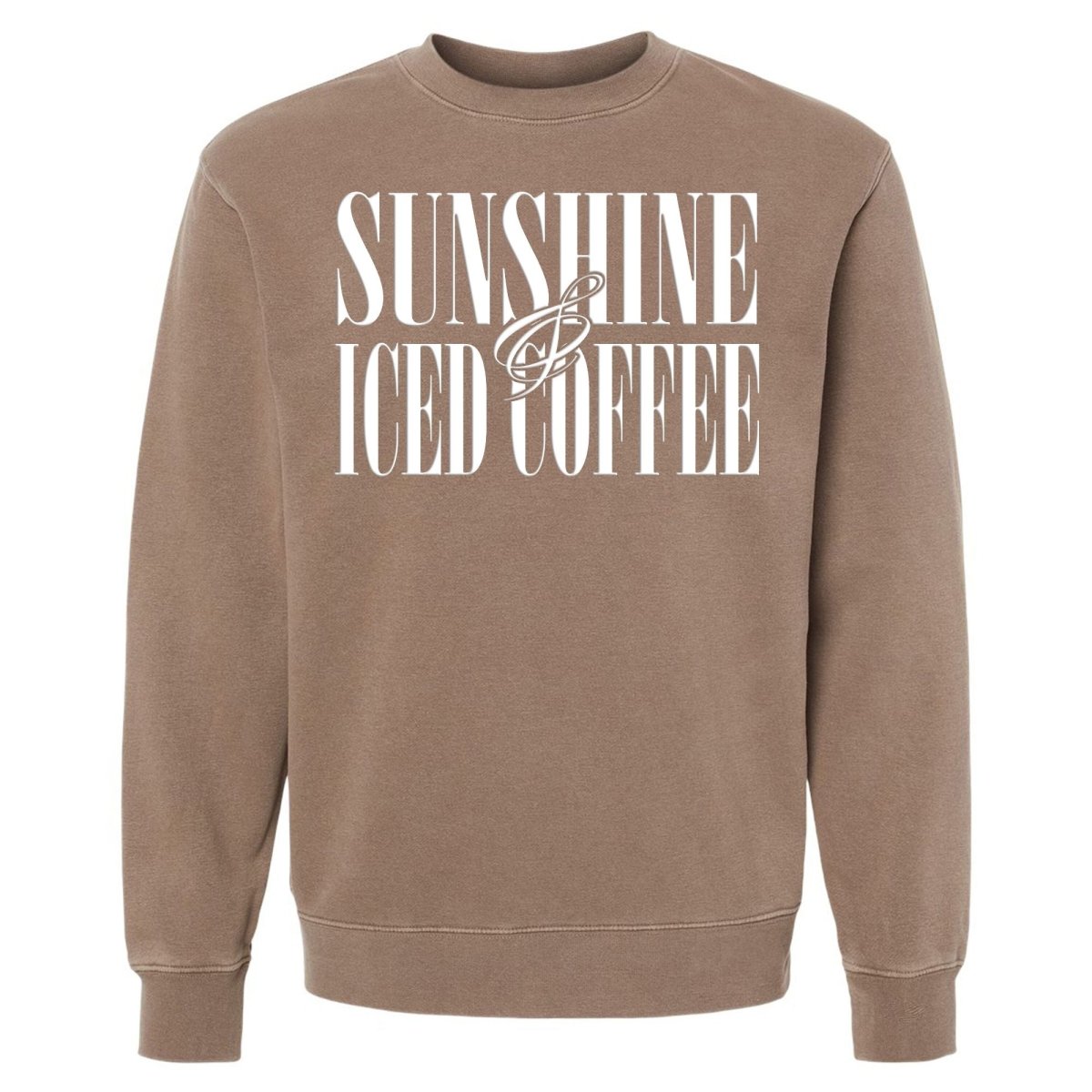 'Sunshine & Iced Coffee' PUFF Cozy Crew
