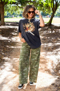 UM X @livinwithMB 'Smokin' Cat' Distressed Tee