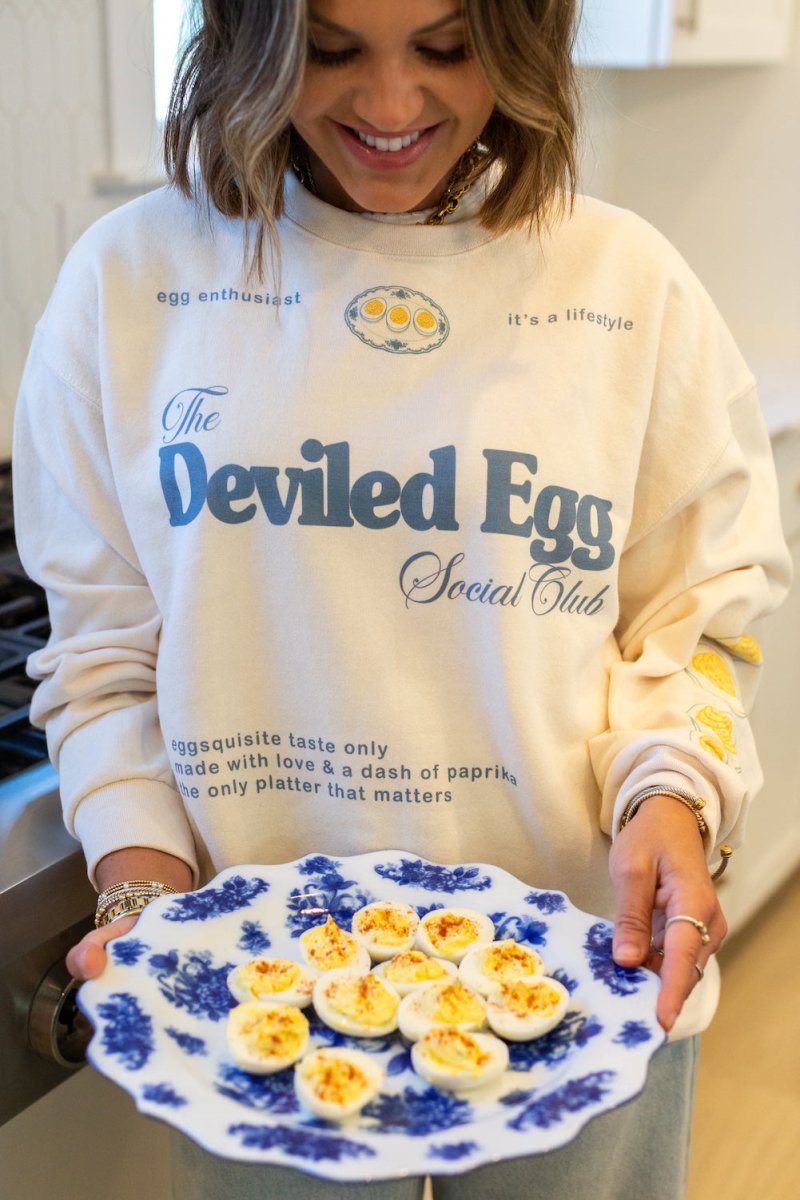 'The Deviled Egg Social Club' Crewneck