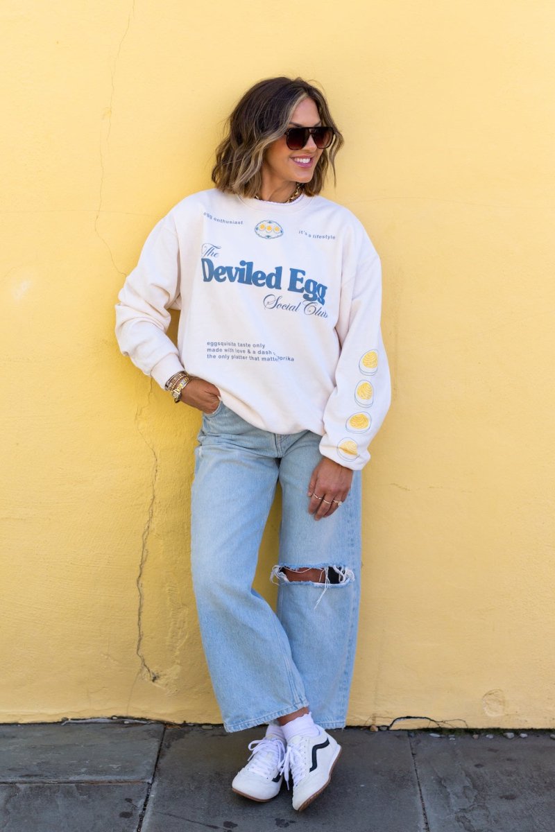 'The Deviled Egg Social Club' Crewneck