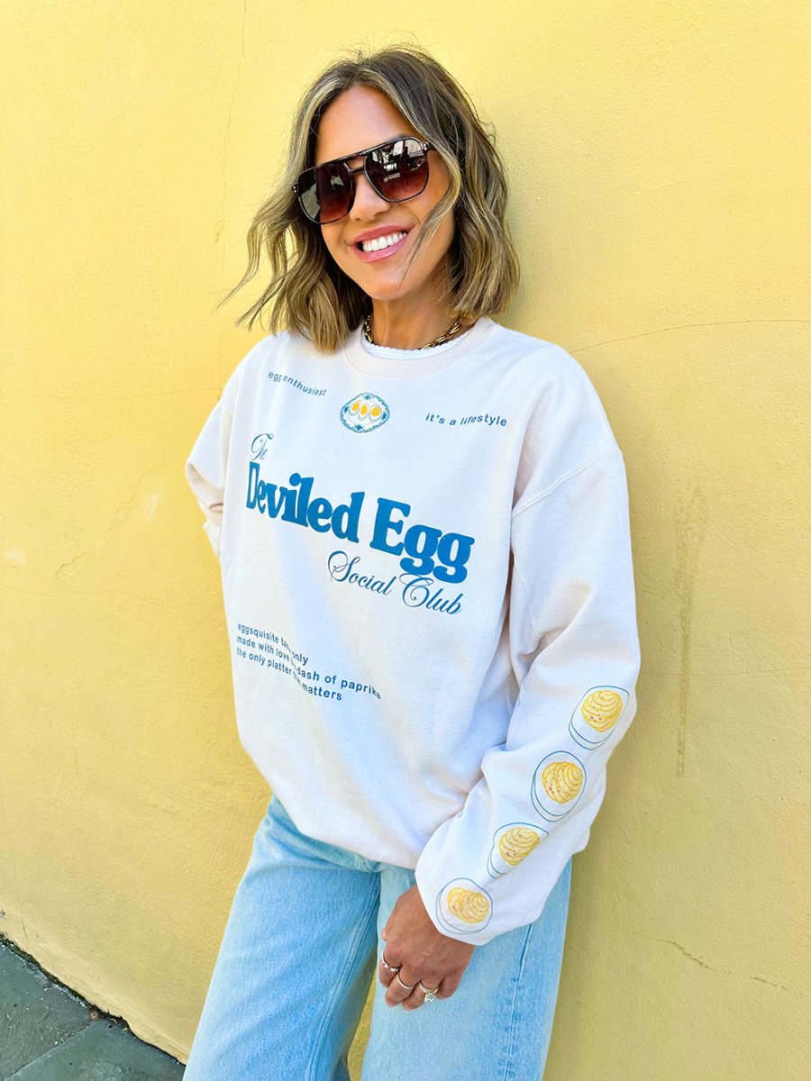 'The Deviled Egg Social Club' Crewneck