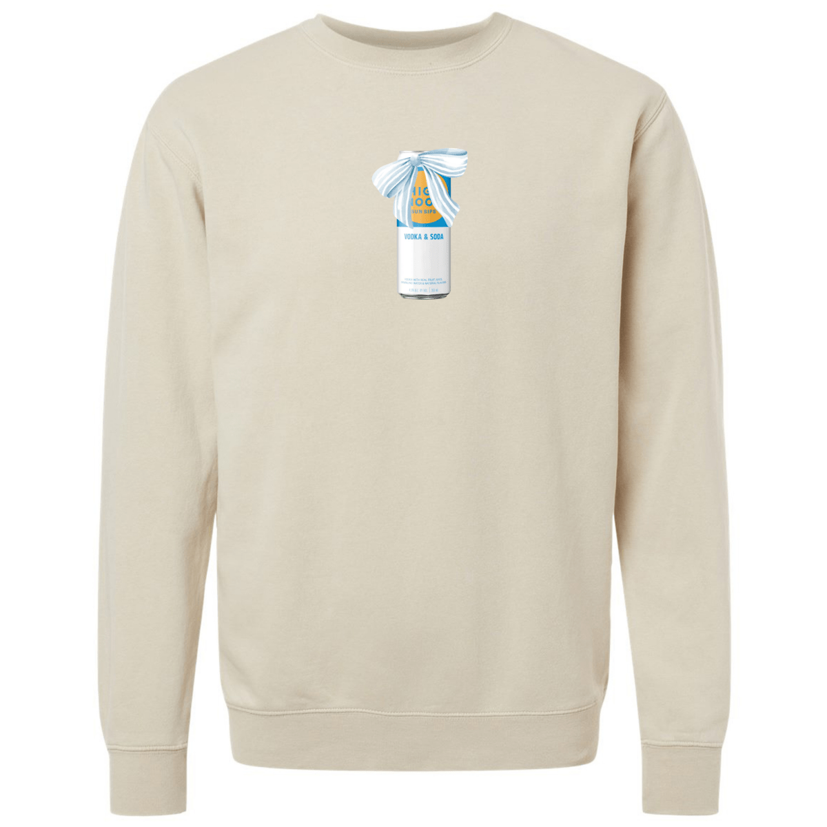 'Vintage Beverage With Bow' Cozy Crew
