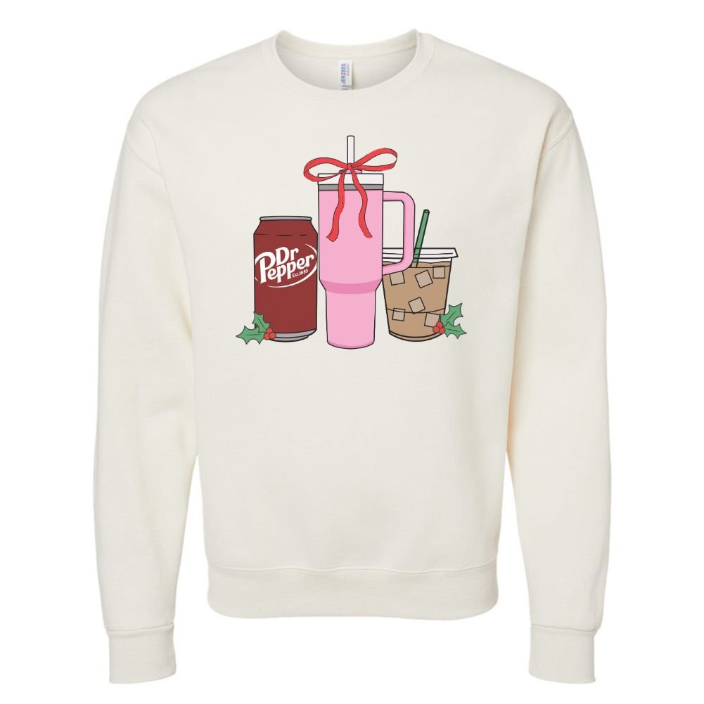 'We're Girls' Holiday Drinks Crewneck Sweatshirt
