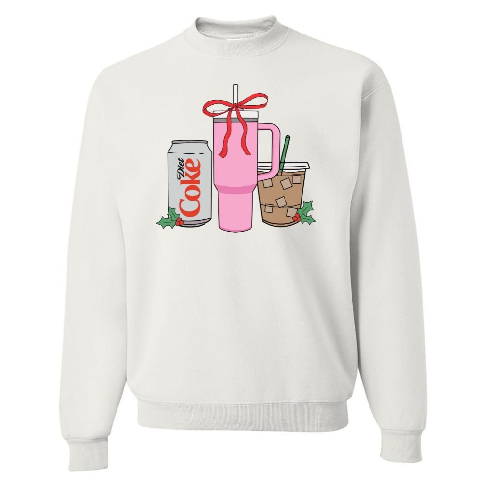 'We're Girls' Holiday Drinks Crewneck Sweatshirt
