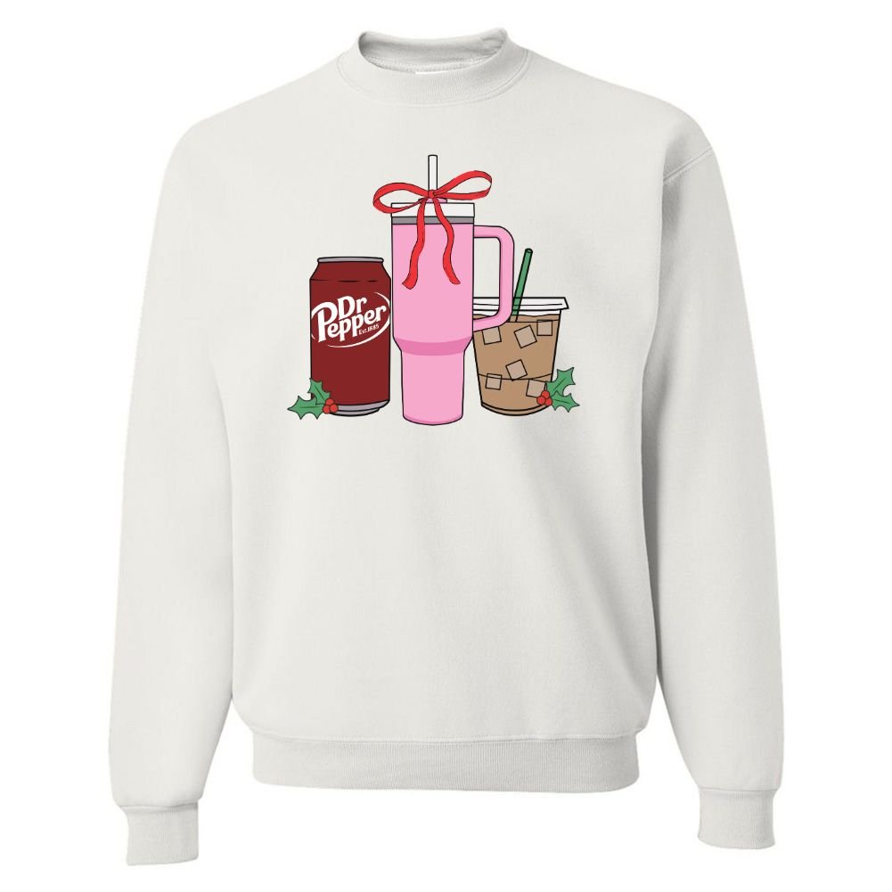 'We're Girls' Holiday Drinks Crewneck Sweatshirt